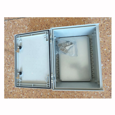 IP66 Waterproof  Wall Mounted Fiberglass Enclosure Box With Solid Lid 600*500*230mm
